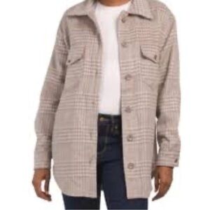 Joie Beige Plaid Blazer